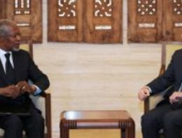 Esad'la görüşen Annan: Çözümden umutluyum Esad'la görüşen Annan: Çözümden umutluyum